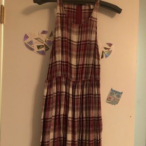 Forever 21 flannel tank dress